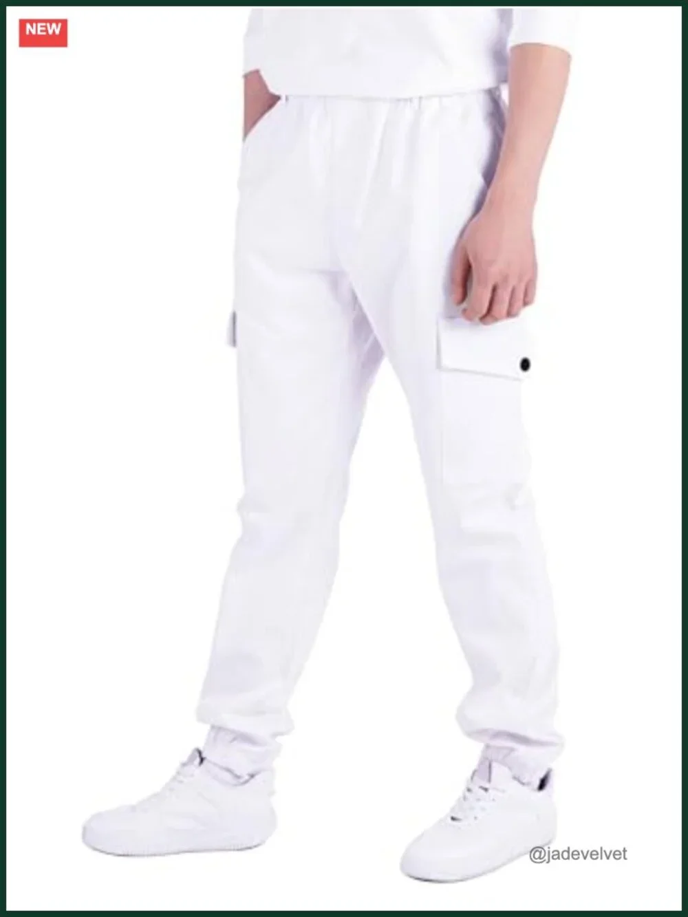 Boys Cargo Pants Stretch Elastic Waist School Kids Twill Joggers